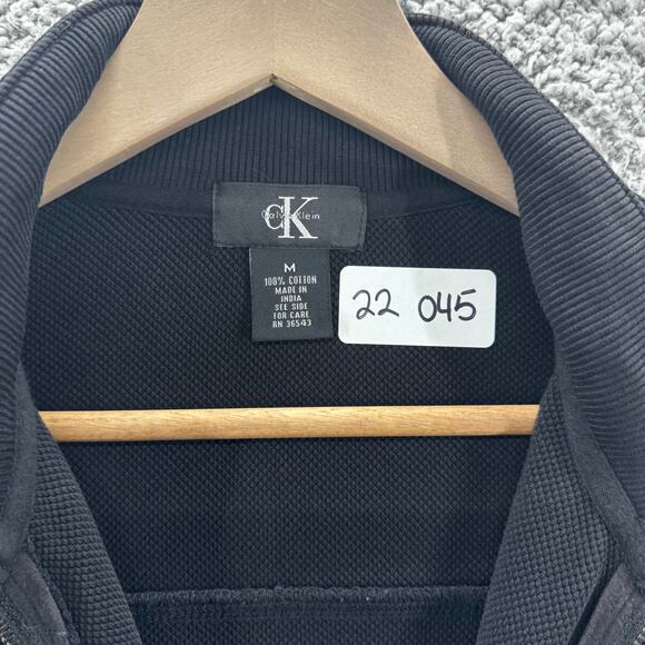 Calvin Klein Jacket Men's Large Black Full-Zip Track Lightweight Casual - Picture 11 of 11